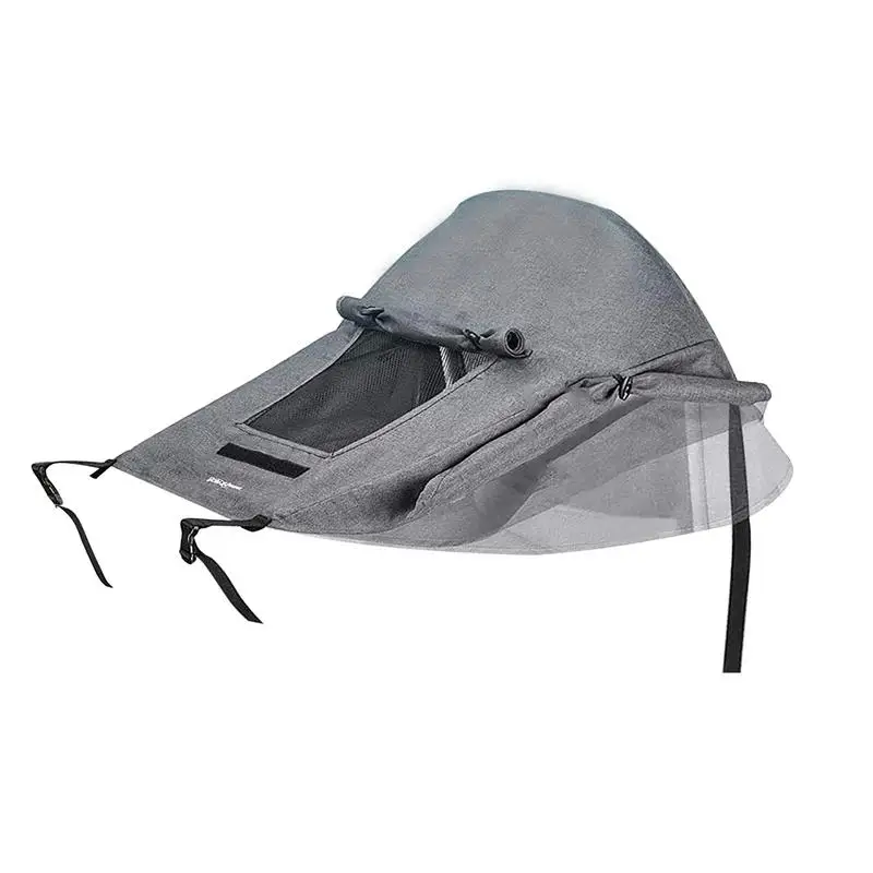 

Stroller Sun Shade Universal Sun Cover For Stroller Waterproof Blackout Blind Anti-UV Protection Pram Canopy Sunshade With Mesh