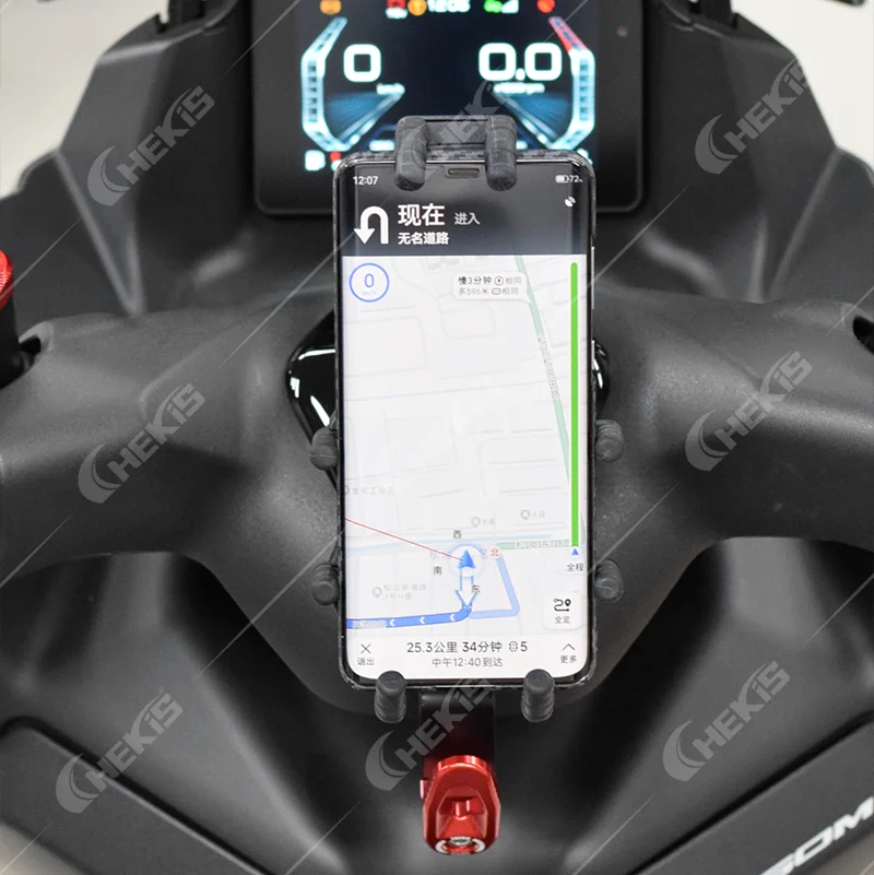 CHEKIS is suitable for ZONTES 368D 368M motorcycle modification accessories front storage hook front navigation mobile phone holder fixed seat hook