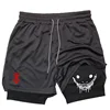 Men's 2 in 1 Running Shorts Gym Fitness Shorts with Pockets Summer Sportswear Quick Dry Stretch M-XXXL 5