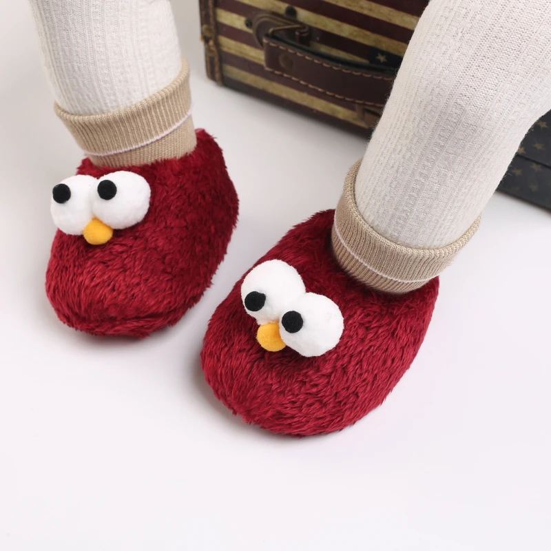 Newborn Cute and Funny Warm Socks For Boys and Girls Aged 0-1 With Soft Cloth Soles Bed Shoes