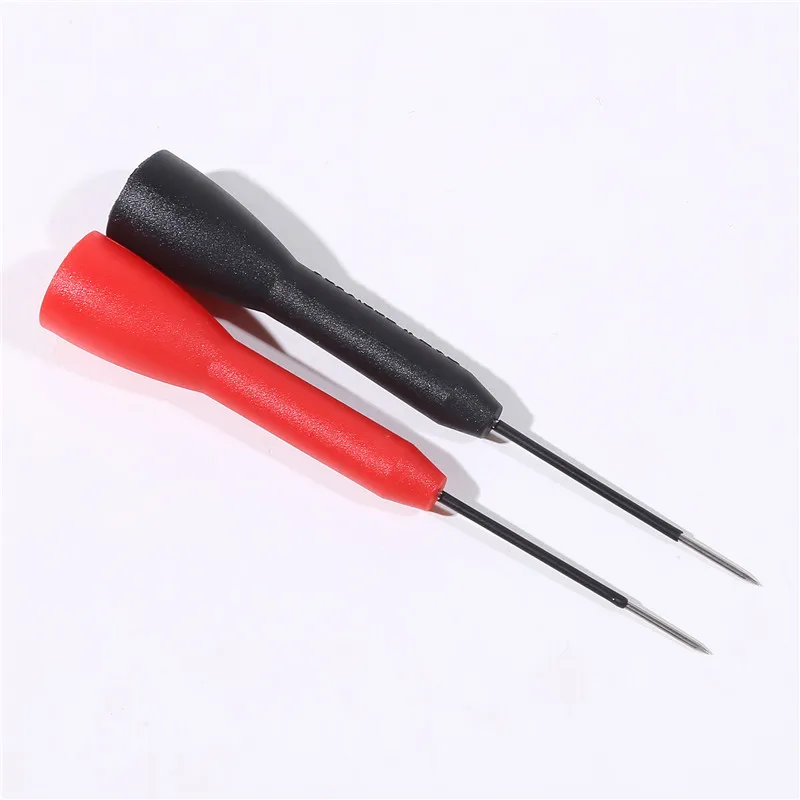 

2pcs 1mm Test Probe Insulation Multi-meter Needle Stainless Test Pin For 2mm Test leads Multimeter Needle