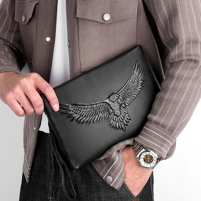 Clutch Genuine Leather Male Bags  Clutch Bag Genuine Leather Men