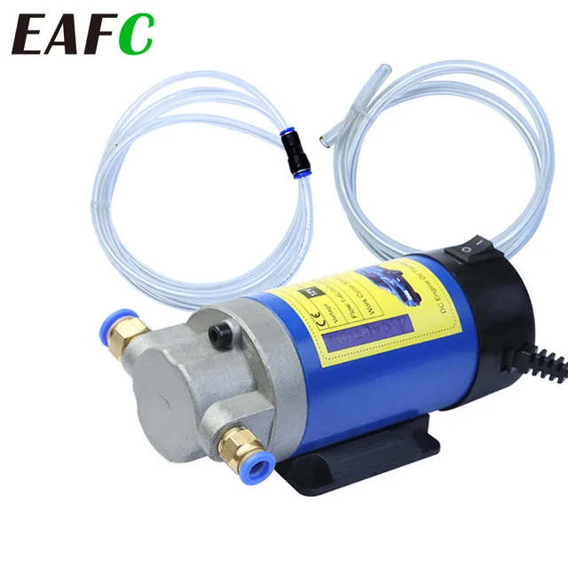 EAFC 12 V-24 V น้ํามันดีเซล EXTRACTOR ปั๊มไฟฟ้า Scavenge ดูดเปลี่ยนปั๊มหลอด 100W 4L สําหรับรถเรือรถจักรยานยนต์ 1