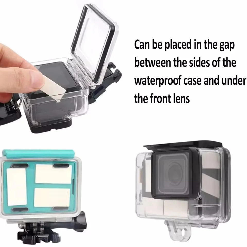 12 inserts antibuée réutilisables pour GoPro Hero 9 8 7