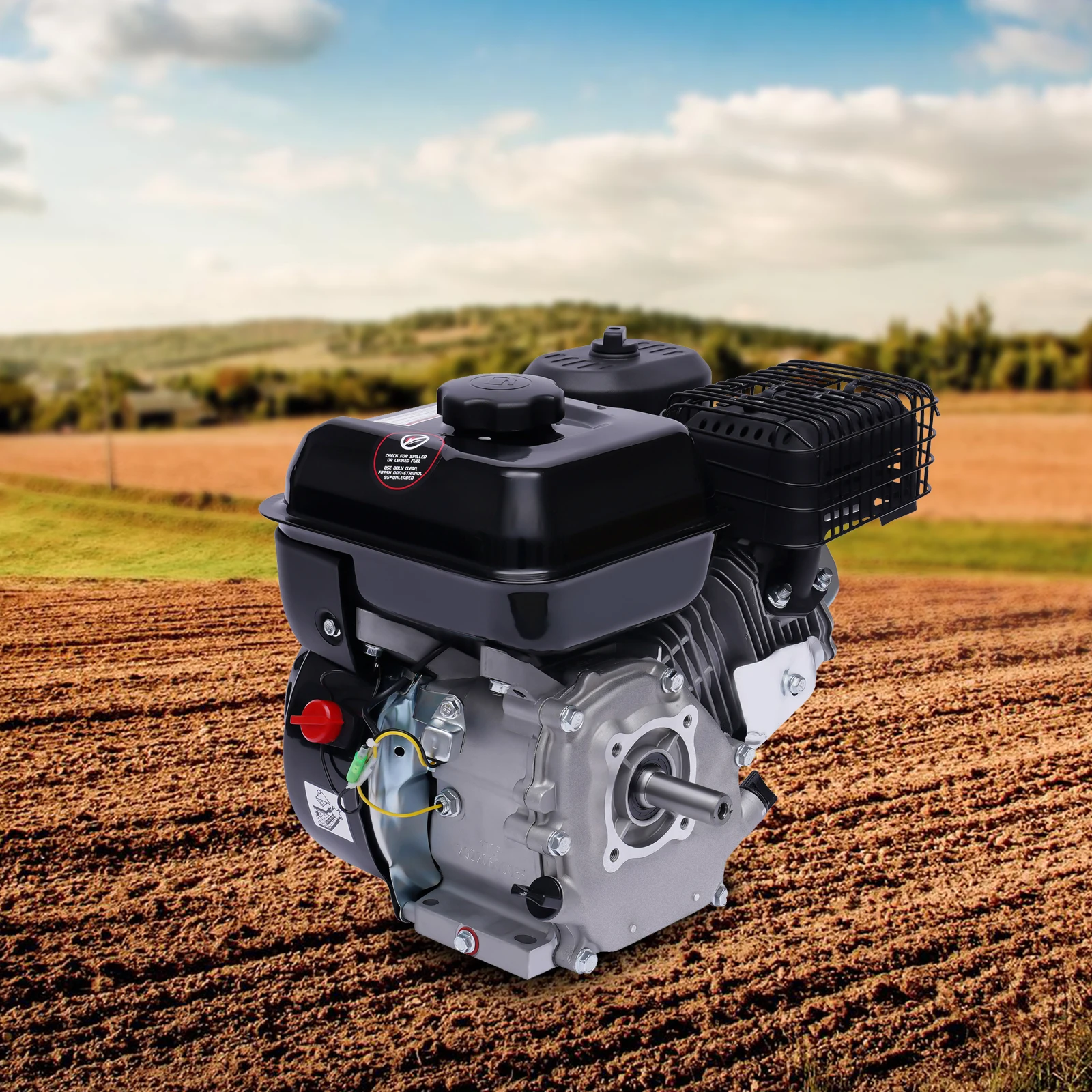 Benzinmotor 7,5 PS 210cc | 4-Takt Go Kart Motor | 5100W Leistung