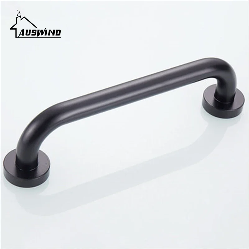 

Aluminum Black Armrest Toilet Grab Bar Old Man Antiskid Barrier Free Handle, Disabled Handrail For Bathroom Accessories Set