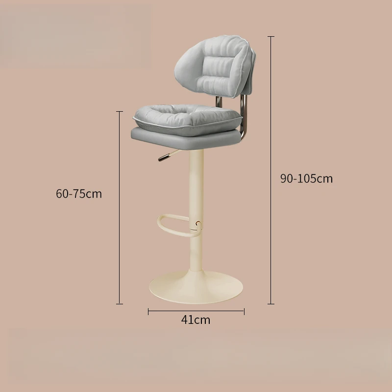 Ergonomic Ancient Bar Stools Nordic Designer Luxury American Bar Stools Relaxing Creative Personalized Metal Banqueta Furniture