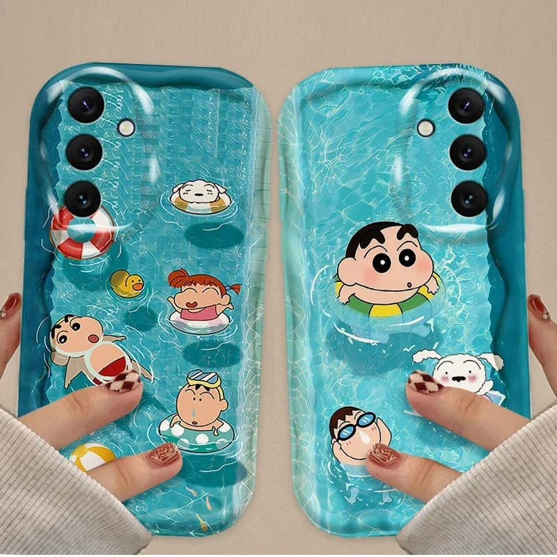 Lovely Swim C-Crayon S-ShinChan Phone Case Cover