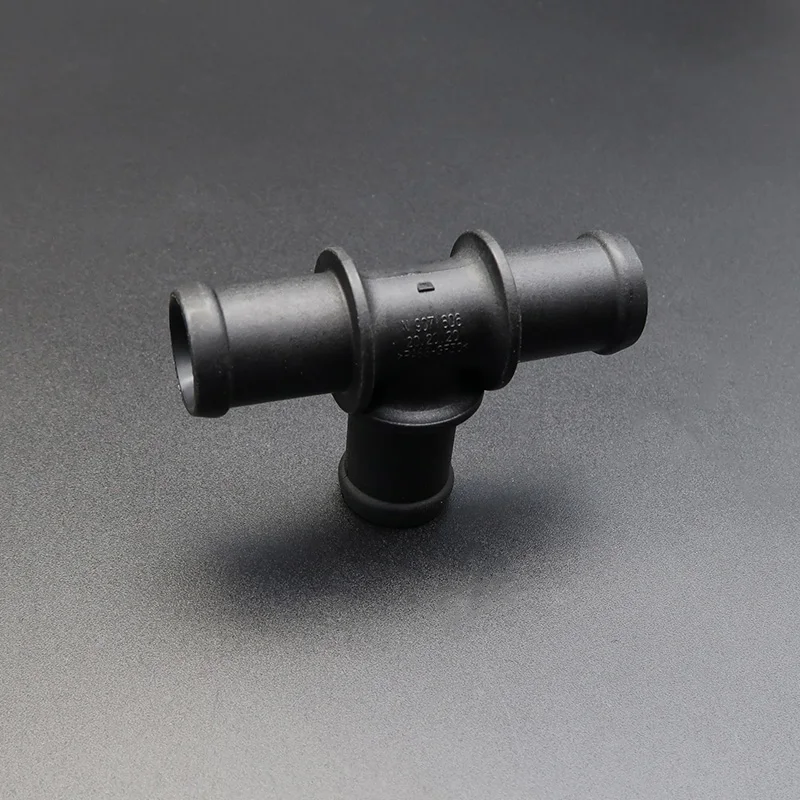 N90760601 FOR Volkswagen Audi Series Universal T-connector Automotive Engine Cooling Hose Connector Black Parts