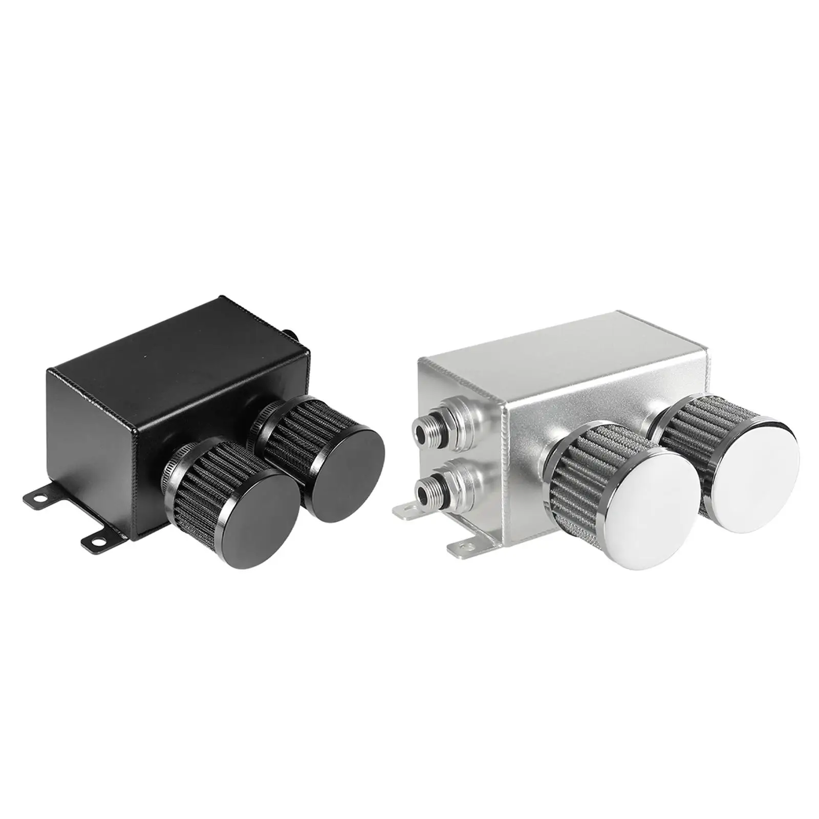 Oil Catch Can Kit 1.2L Twin Baffle Supplies Accessories Easy Draining