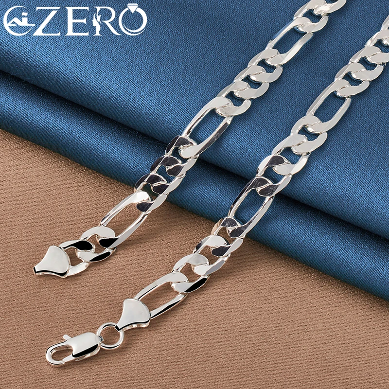 Hot de Alta Qualidade 925 Sterling Silver 16/18/20/22/24 Polegadas 