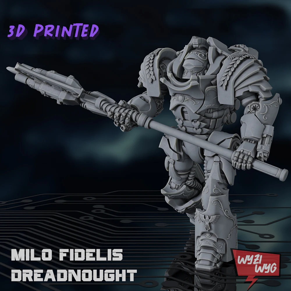 

Walker Miniature, Machine Proxy Figure, Dread Fighter, HD 3D Printed Resin Model, Action Tabletop Wargame DnD TRPG