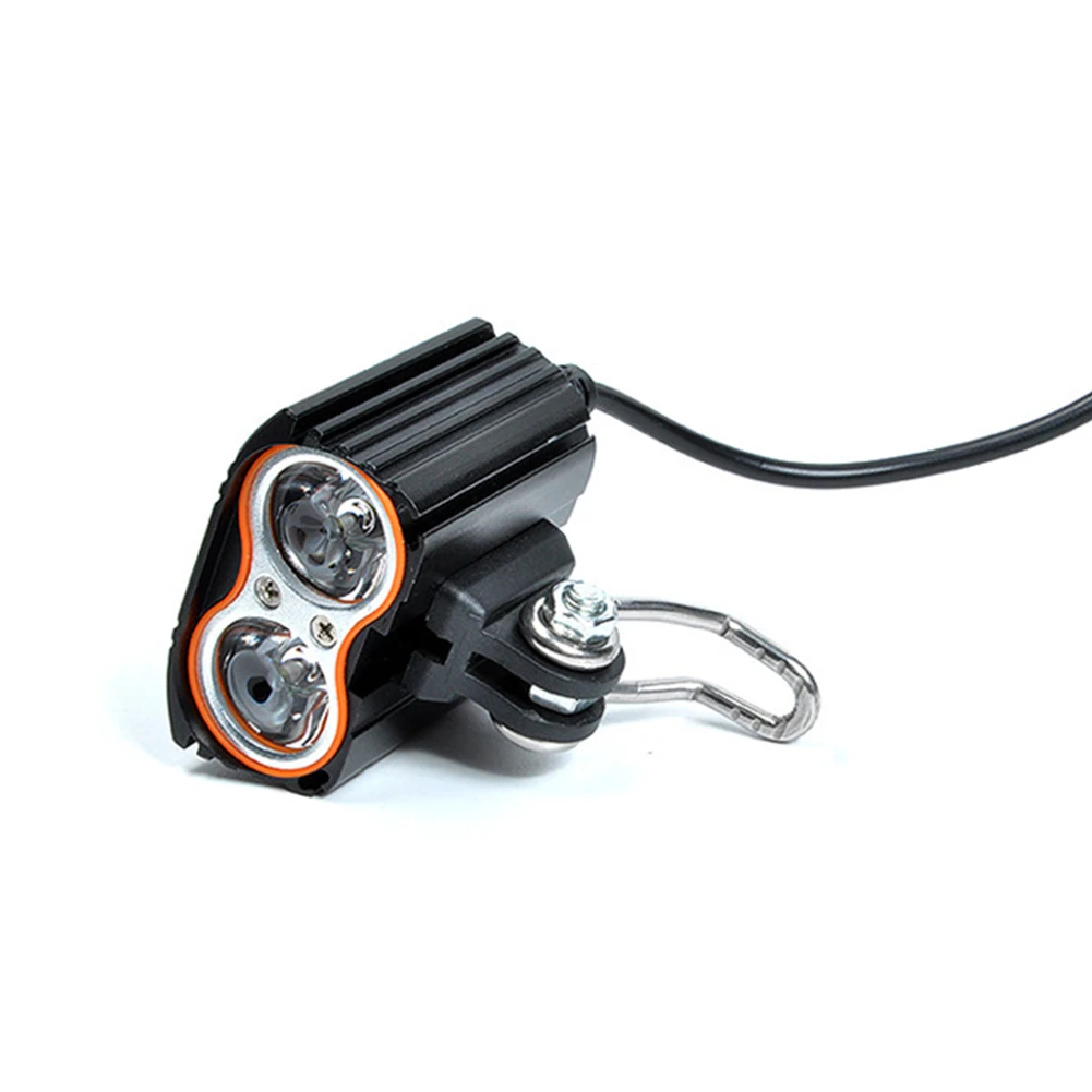2T6 LED 비즈 산악 자전거 헤드라이트 알루미늄 합금 스쿠터 전조등 800LM 4단 기어 MTB 안전 경고등