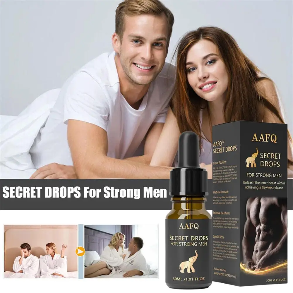 30ml Secret Drops For Strong Powerful Men Secret Happy Drops Enhancing Sensitivity Release Stress And Anxiety V4Y0
