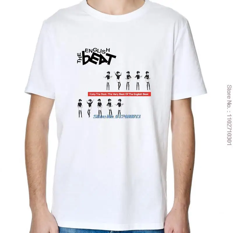 

The English Beat Rude Girl The Beat Ska Retro 2 Tone New Wave Band graphic t shirts Tee Tops Summer short sleeve t-shirts