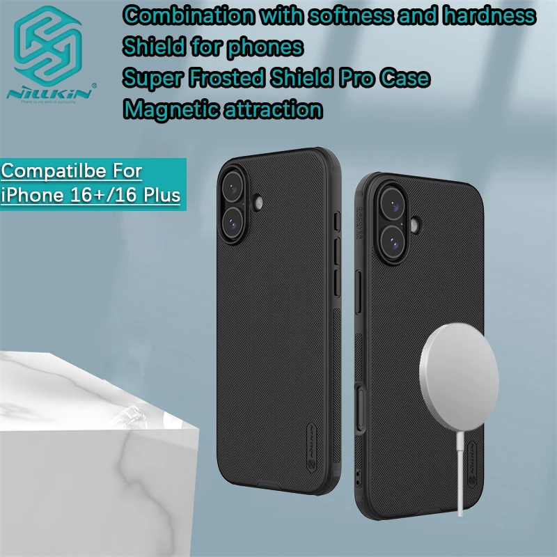 Nillkin Super Frosted Shield Pro Magnetic Hard Case - Sleek and Durable TPU+PC Shell