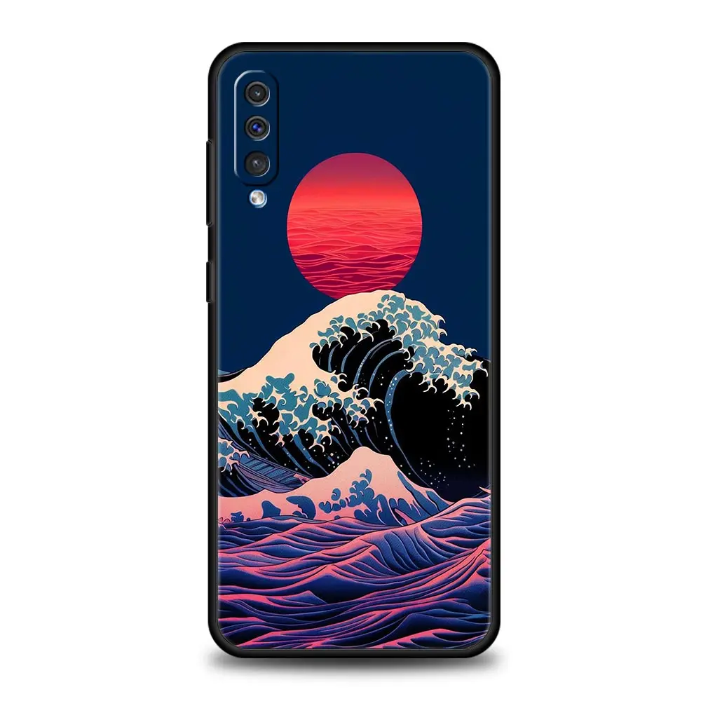 Stylish Blue Wave Phone Case Cover