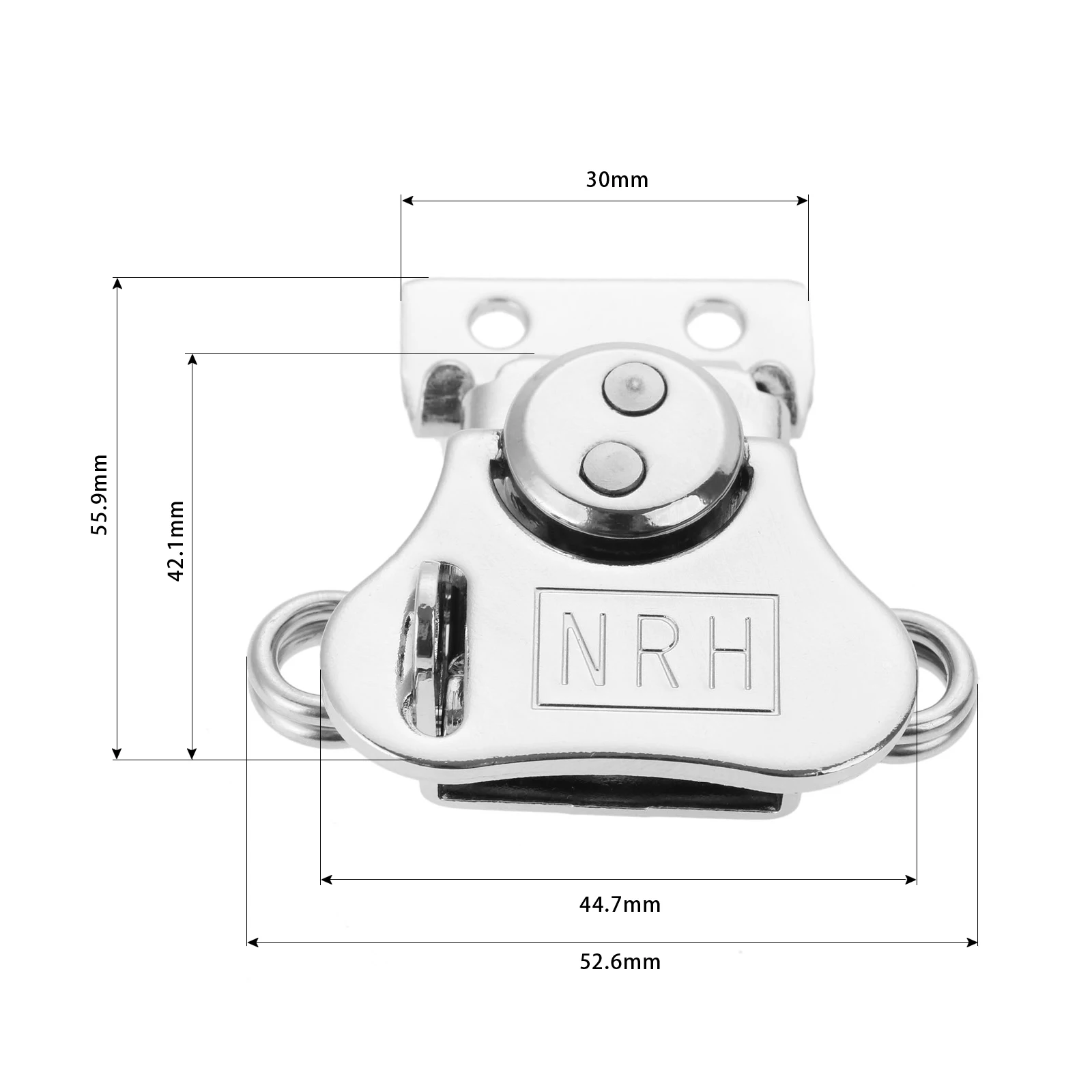 DRELD Wood Case Toggle Locking Clasp Lock Toolbox Chest Trunk Flight Case Rotary Draw Toggle Latch Furniture Fittings 56*53mm