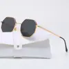 Square Sunglasses Polygon Sun Glasses Small Frame Metal Sunglasses UV Protection Shades Fashion Sunglasses for Men/Women 2