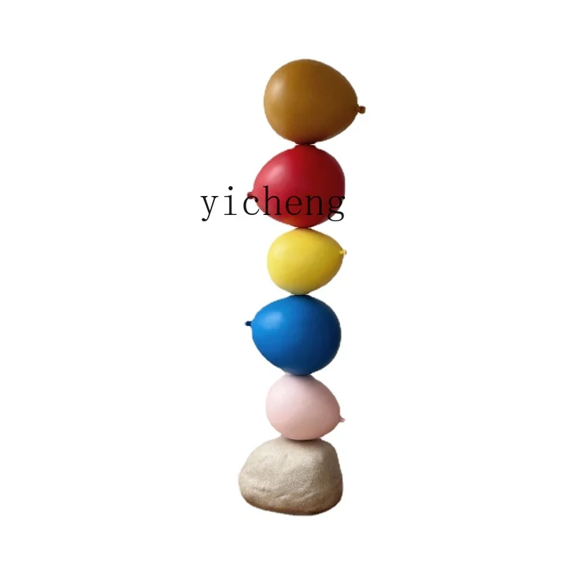 

Zc Colorful Balloon Floor Decoration Children's Paradise Art Device Stairs Large Decoration