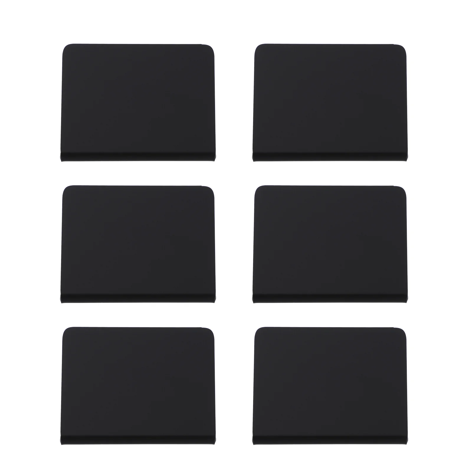

6 Pcs Acrylic Small Blackboard Rustic Wedding Decorations Emblems Office Message