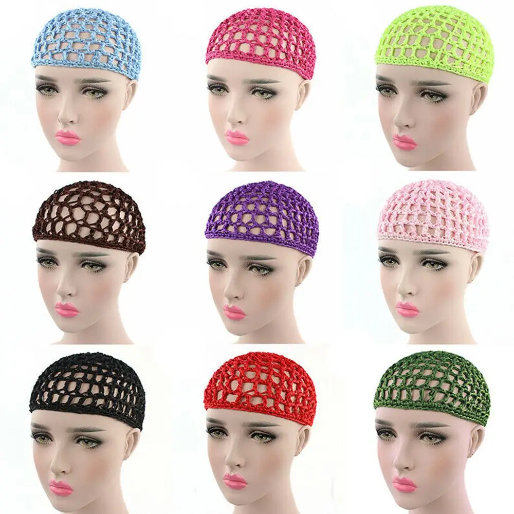 

Разноцветная сетчатая шляпа для ночного сна Turbans ручной работы