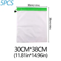 Eco - Friendly Reusable Mesh Produce Bags (Green PCS)