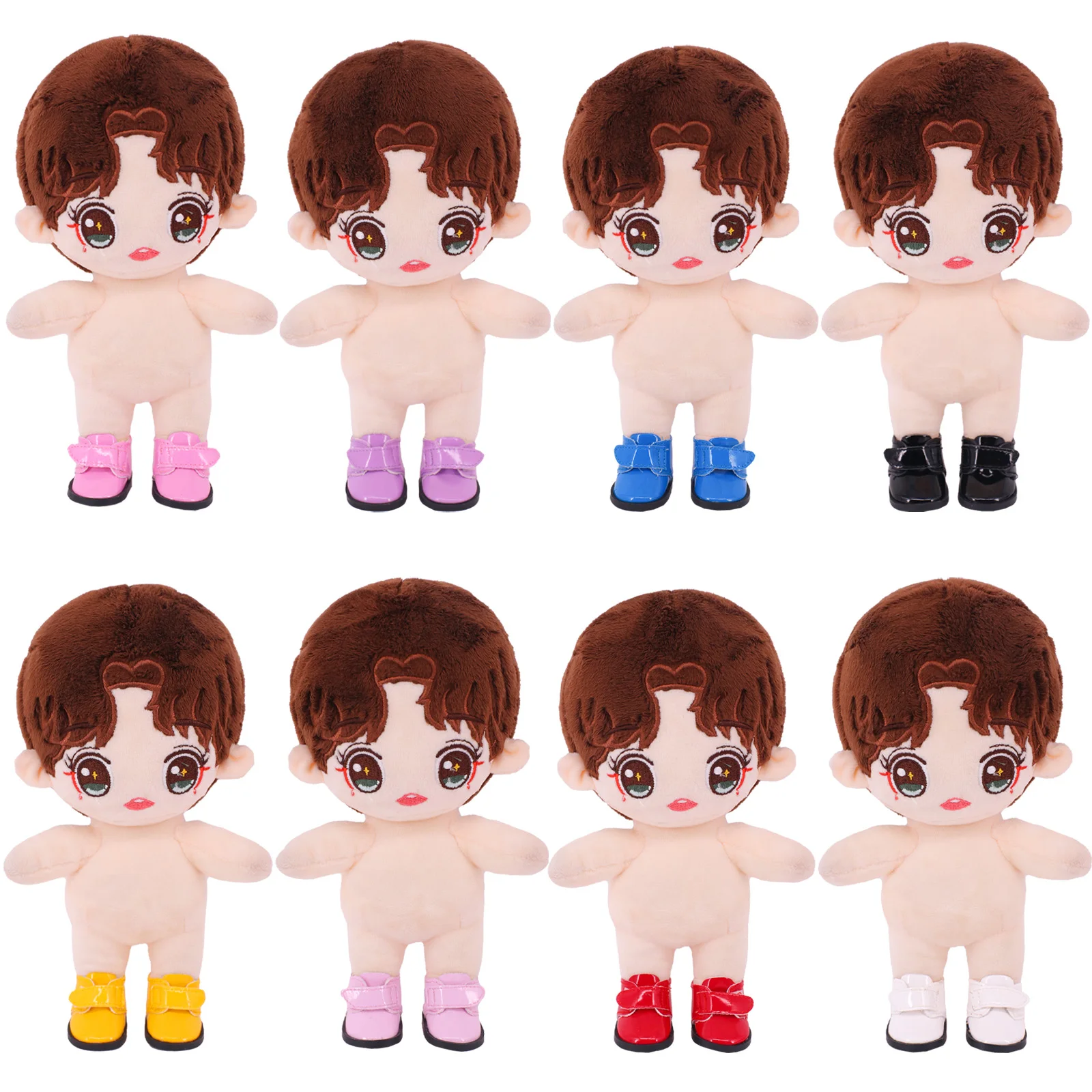 5Cm Doll Shoes Blythe Wellie Wisher Shiny Shoes Velcro&Laces For 14.5 Inch Doll&EXO&Paola Reina Doll Accessories Girl DIY Toys