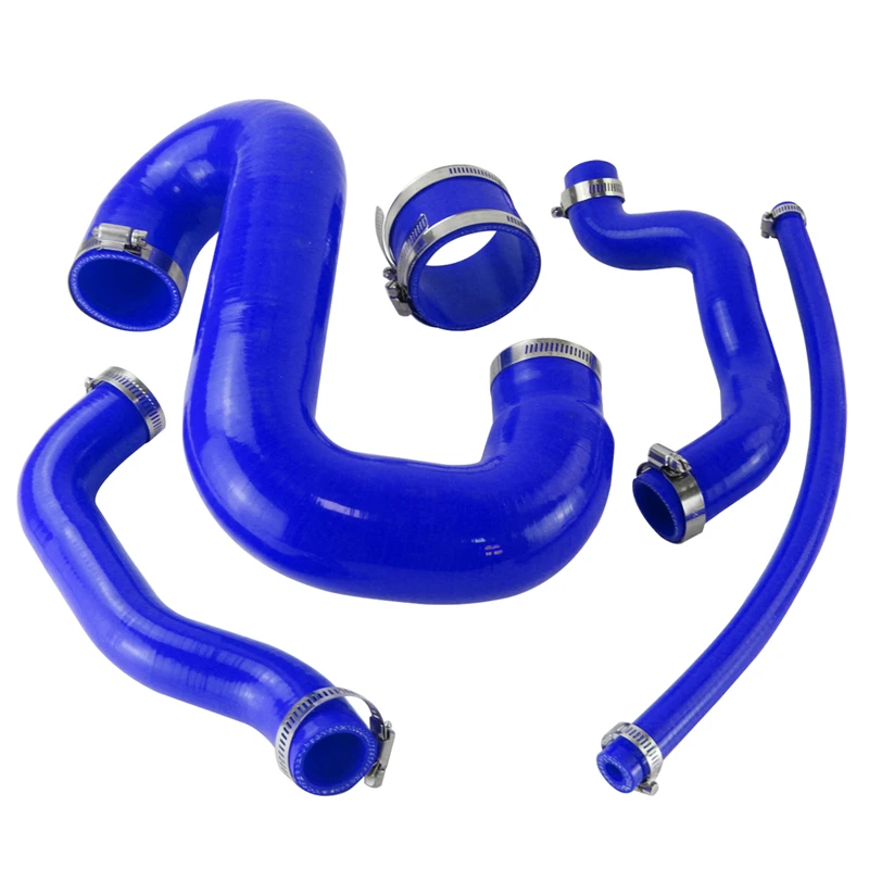 Kit Fascette Stringitubo In Silicone Intercooler Per Subaru Impreza 2.0L/2.5L Wrx 2002-2007 E Sti 2004-2007 Nero/Blu/Rosso