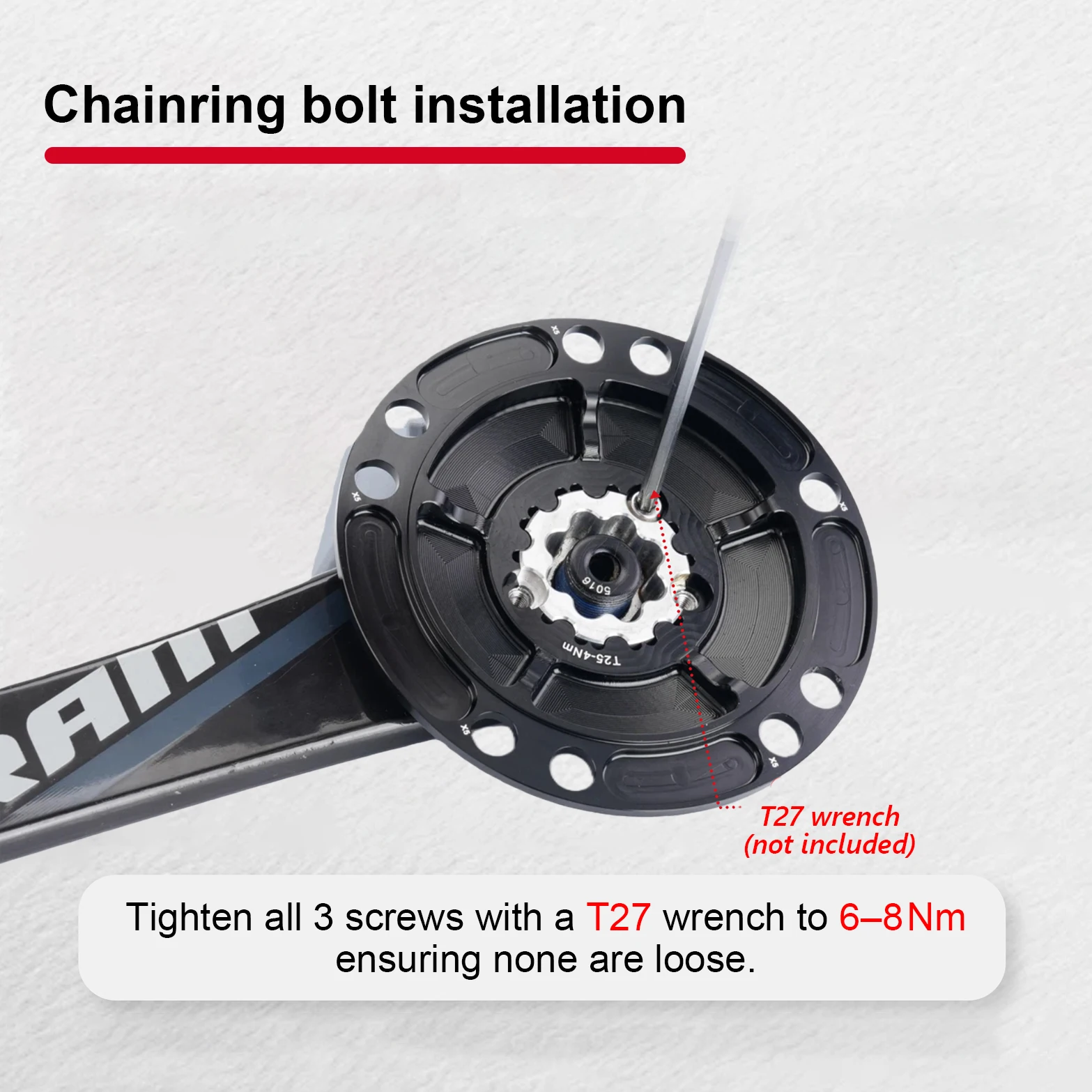 ストーンチェーンリングアダプターコンバータースパイダー 110BCD 4