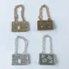 2Pcs Y2K Kawaii Bling Full Diamond Parfum Bottle Brand Bag  Junk Phone Case Ipadcase Decoration Charms Diy Crafts 2