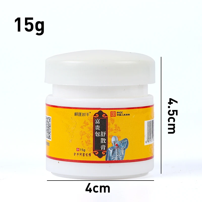 Neck Drain Dowager Hump Cream Back Anti-Swelling Detox Pain Relieving Medical Plaster Body Ache Arthritis Ointment 15g pain relief cream pain relief patch