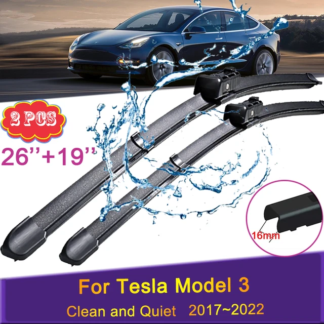 Auto Wischer Klingen für Tesla Modell 3 2017 ~ 2022 2018 2019 2020