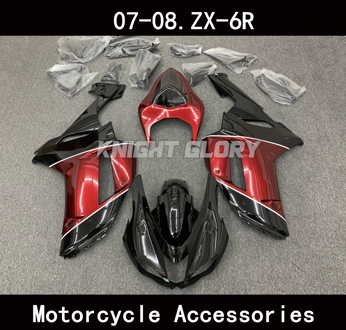 

New ABS Injection Molding Fairings Kits Fit For 636 ZX-6R 2007 2008 Bodywork Set Motorcycle Accessories