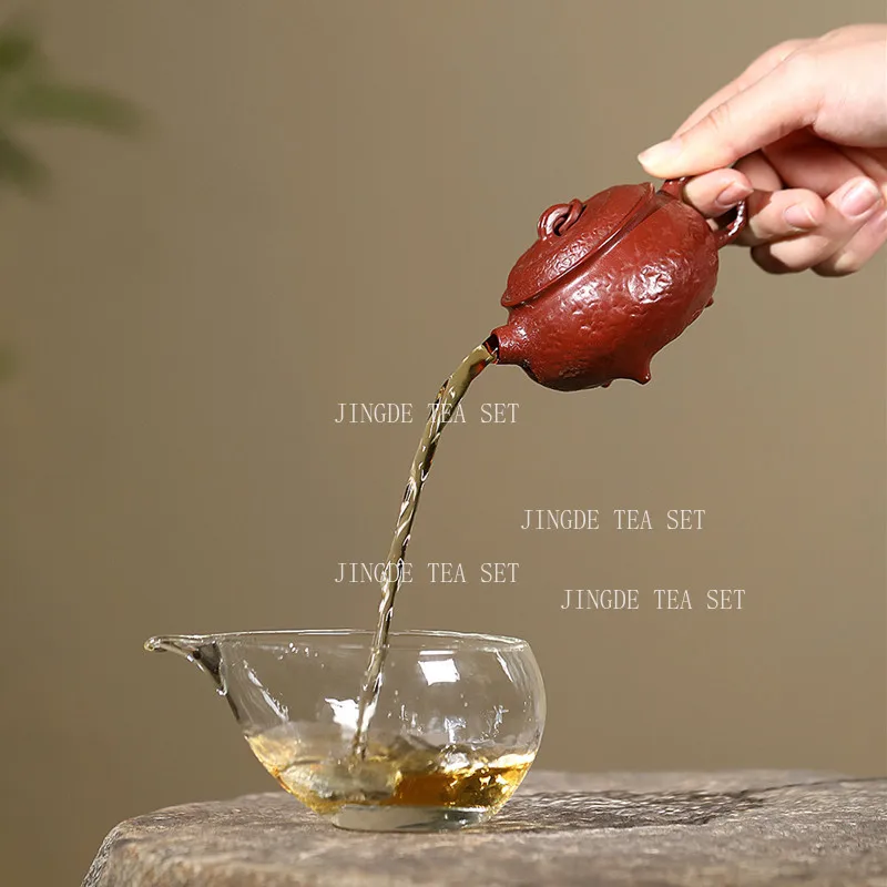 110ml Chinese Yixing Purple Clay Teapot Creativity Handmade Small Capacity Tea Pot Household Beauty Kettle Zisha Tea Set Gifts