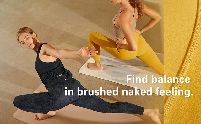 CRZ YOGA Women's Brushed Naked Feeling Workout Leggings 25 Inches - High  Waist Matte Soft Yoga Leggings with Pockets