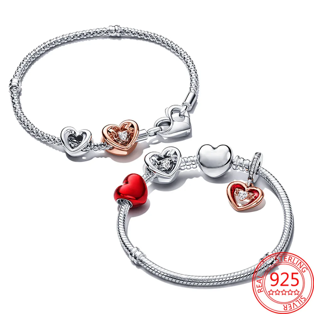adjektiv Urter Lab Pandora Charms Valentine Gift | Valentine Pandora Charms Fit | Charm  Forever Heart - Charms - Aliexpress