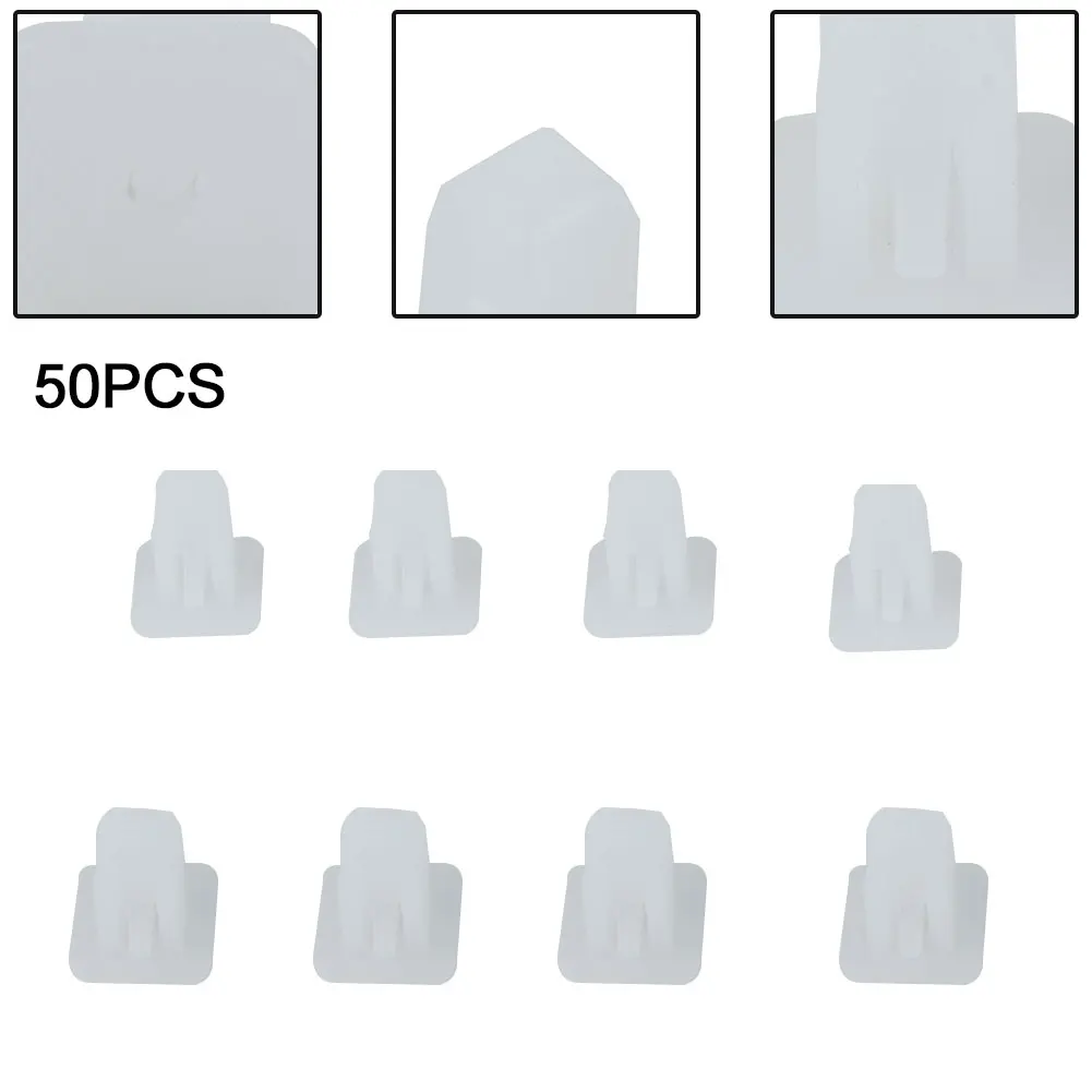 

Fasteners Rivet Clips Door Assortment White Plastic Square Fender Trim Panel Push Kit Set Retainer Part Useful