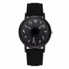 Casual Frosted Belt Small Delicate Women Arabic Numbers Watch Luxury Leather Fashion Creative Dial Simple Style Quartz Watches 1
