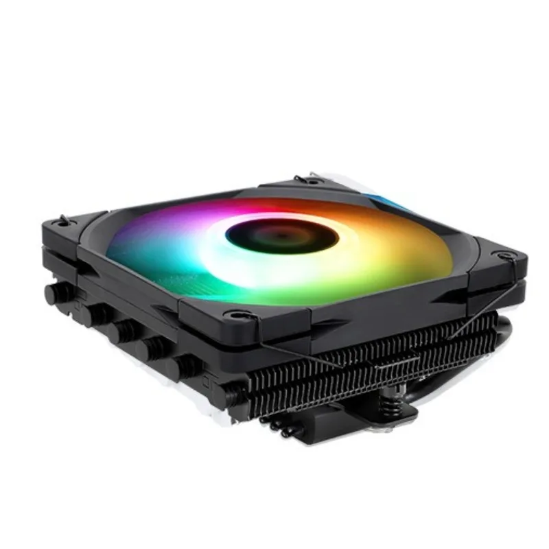 6-히트파이프 로우 프로파일 CPU 쿨러 AXP-120 X67, LGA1700용 다운플로우 ARGB, ITX/SFF 빌드용 AGHP Gen3 기술