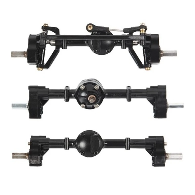 Frente Eixo Portal Traseiro Médio Conjunto para Wpl B16 B36 6×6 6wd 16 rc Peças de Reposição do Carro de Atualização Pcs