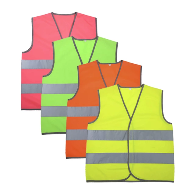 Gilet de sécurité réfléchissant pour enfants, gilet respirant  d'entraînement à l'école pour enfants, bandes réfléchissantes haute  visibilité - AliExpress