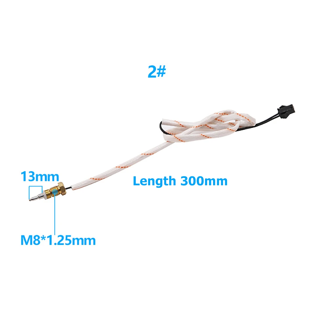 NTC Thermistor Temperature Sensor 50K Thermal Resistor M8 Probe Temperature Meas