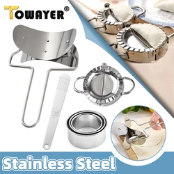 New Dumpling Mould Stainless Steel Dumpling Maker Dough Cutter Lazy Must-Ravioli Making Mold DIY Jiaozi Maker Pastry Accessories