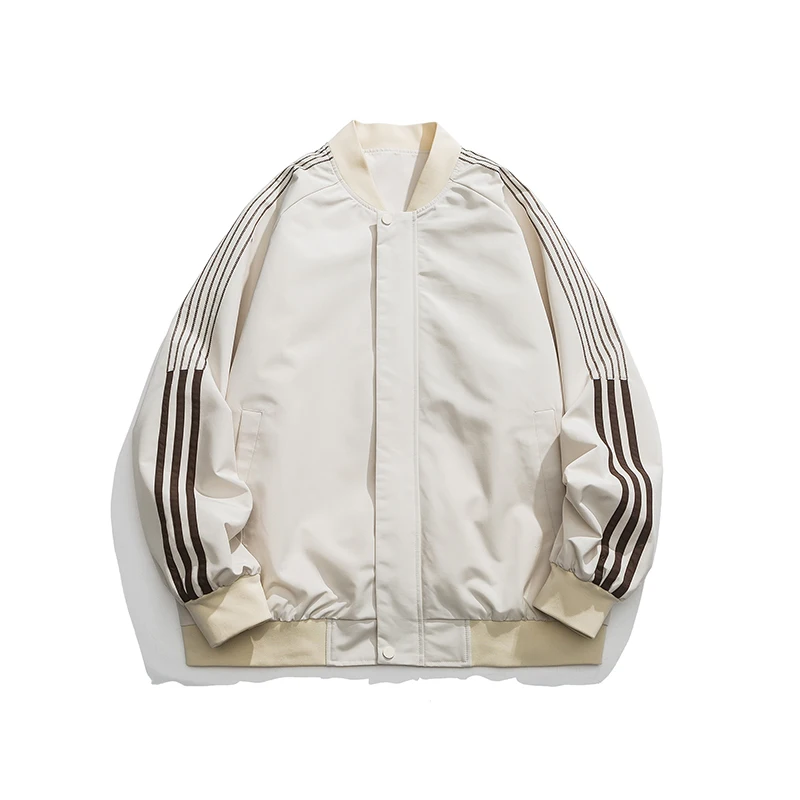 Men Baseball jacket Outdoor Solid Color Thin Outerwear Couple  High Quality Loose Military Jacket Casual Bomber Men's Clothing