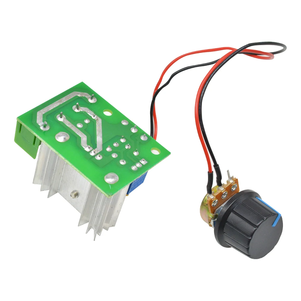 AC 50V-220V 2000W Motor Speed Controller SCR Voltage Regulator Dimming Dimmers Governor Module 110V
