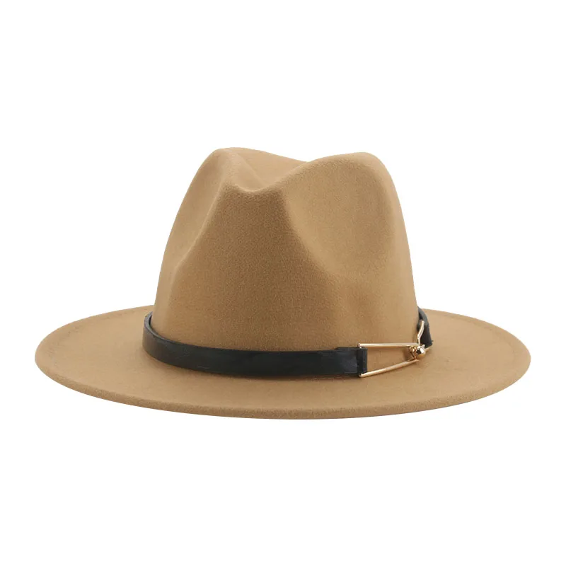 

шляпа женская шапка женская шляпа мужская Новинка 2021, женские шляпы, роскошная фетровая шляпа, мужские и женские шляпы с широкими полями, Осень-зима, хаки, бежевые Новые мужские и женские валяные шляпы, женские шляпы