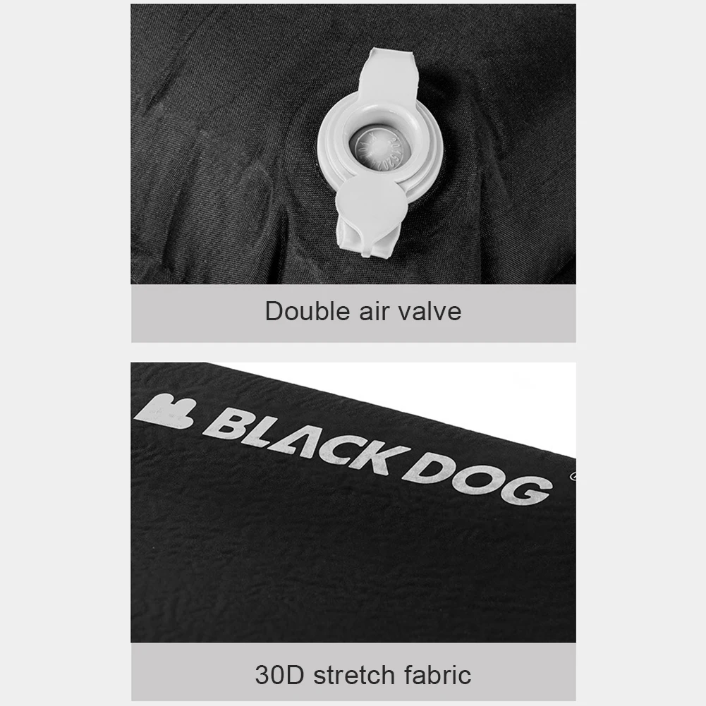Portable Camping Pillow Automatic Inflatable Pillow Outdoor Memory Foam Office Nap for Backpacking Hiking