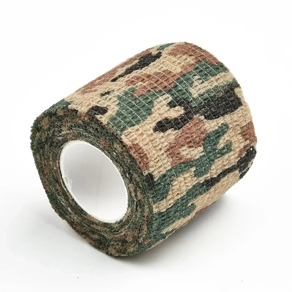 Adhesive Cloth Tape Adhesive Tape 1pc Camouflage Invisible Tape Camo Form Reusable Self Cling Camo Hunting Ri Fle Fabric Tape Wrap Outdoor Camping Accessories