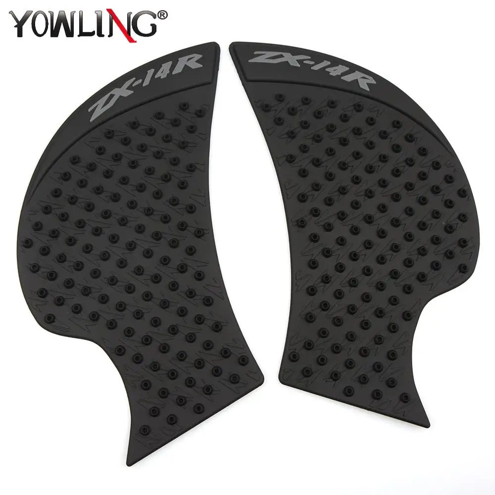 

For KAWASAKI ZX14 ZX-14 2006 2007 2008 2009 2010 2011 2012 2013 2014 2015 Motorcycle Sticker Fuel Tank Pad Side Gas Knee Grip